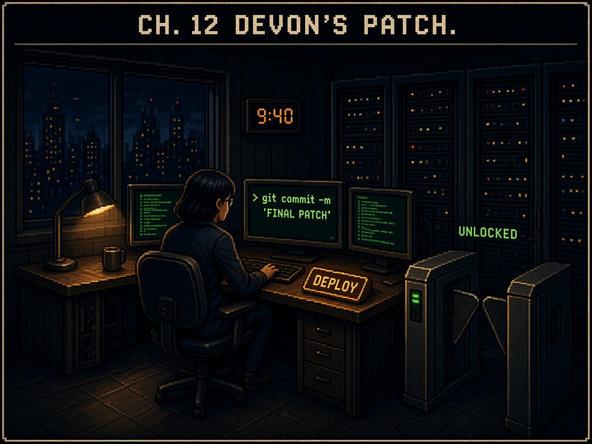 Chapter 12 — Devon's Patch
