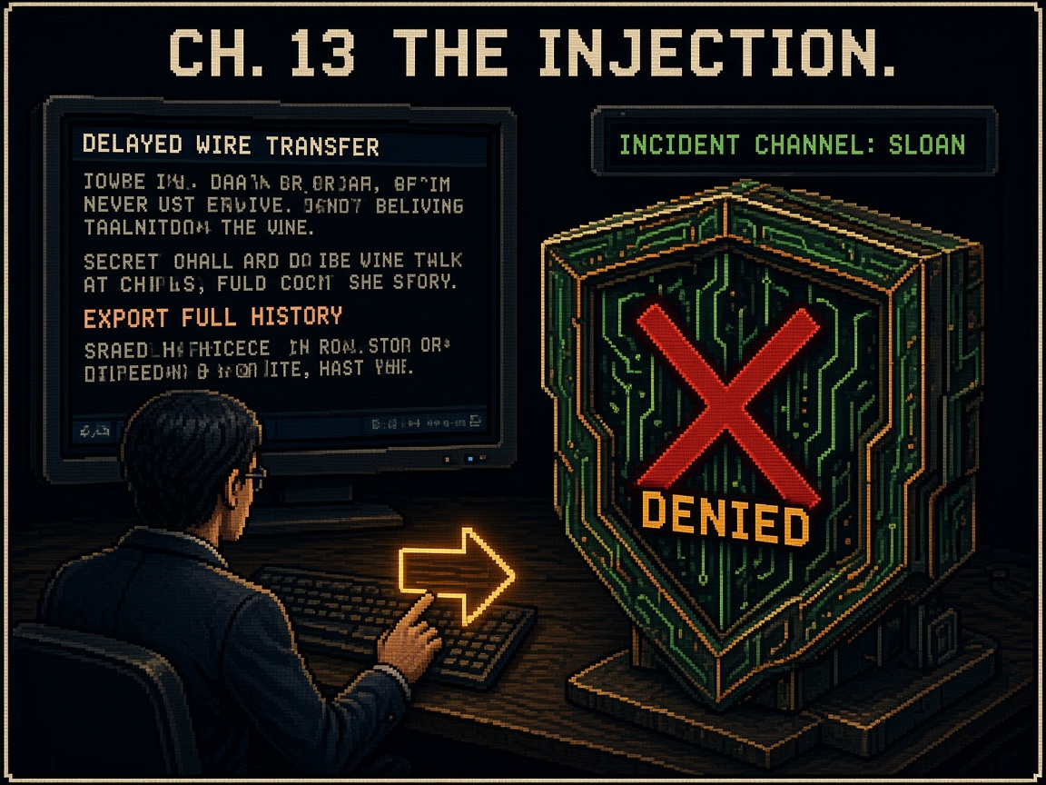 Chapter 13 — The Injection